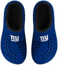 FOCO Men's NFL Sherpa Lined Big Logo Clog - Warm Fan Slippers