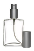 Riverrun Refillable Perfume Atomizer 3.4 oz Matte Silver Sprayer