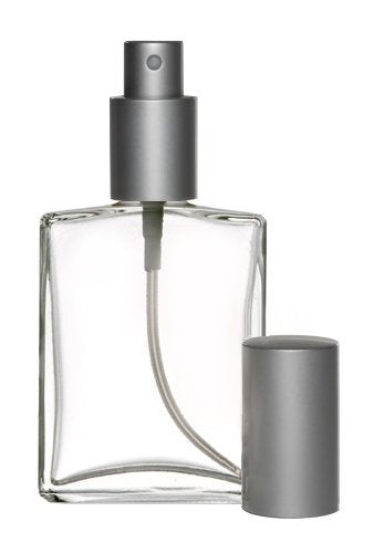 Riverrun Refillable Perfume Atomizer 3.4 oz Matte Silver Sprayer