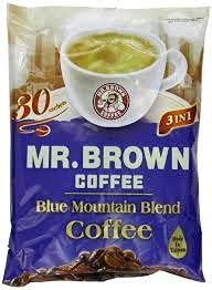Blue Mountain Bliss: Mr. Brown 3 in 1 Coffee (60 Sachets)