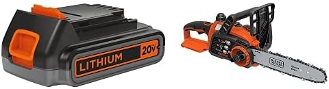 BLACK+DECKER 20V MAX Cordless Chainsaw for Efficient Cutting