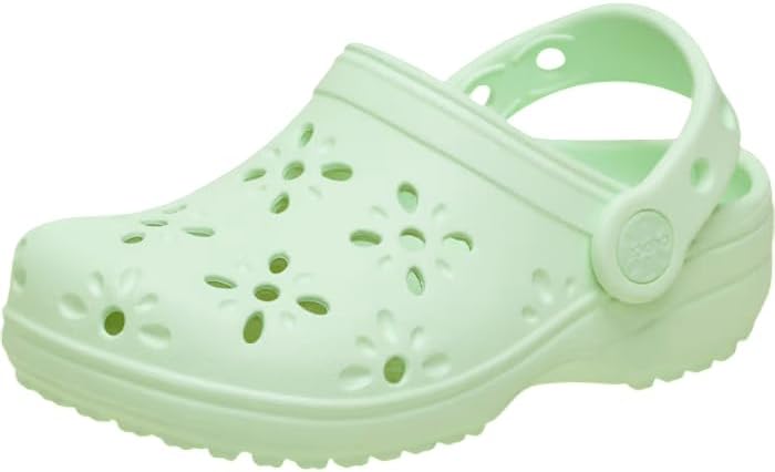Crocs Kids' Classic Floral Design Clogs for Comfort and Style