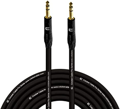 Coluber Cable 1/4 TRS Male to Male - 75 Feet for Audio Needs