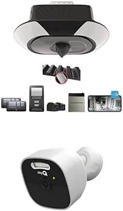 Smart Garage Door Opener with myQ Outdoor Battery Camera