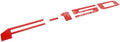 Eye-Catching 3D Red F150 Tailgate Letters: Strong Adhesive