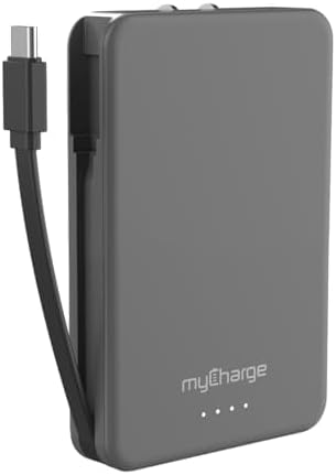 myCharge Power + Plug Portable Charger for Fast Charging