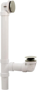 Westbrass 12ft & 4ft Bath Waste & Overflow Assembly - Tip-Toe Drain