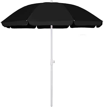 AMMSUN 6FT Portable Picnic Outdoor Canopy Beach Umbrella