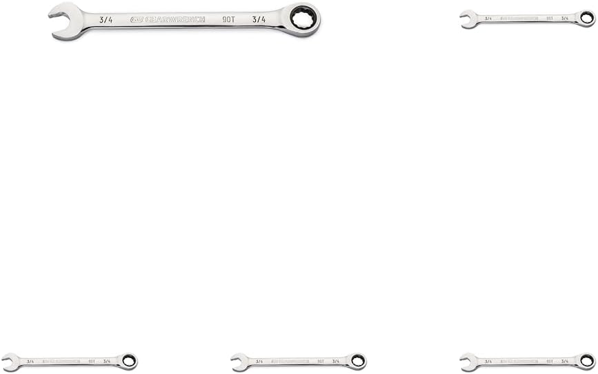 GEARWRENCH 3/4 in 12 Point Ratcheting Combination Wrench Set