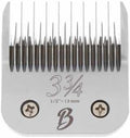 Detachable A Series 3 3/4 Skip Tooth Blades for Dog Grooming - 13mm