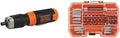 BLACK+DECKER Cordless Screwdriver and 42-Piece Bit Set - Handy Home