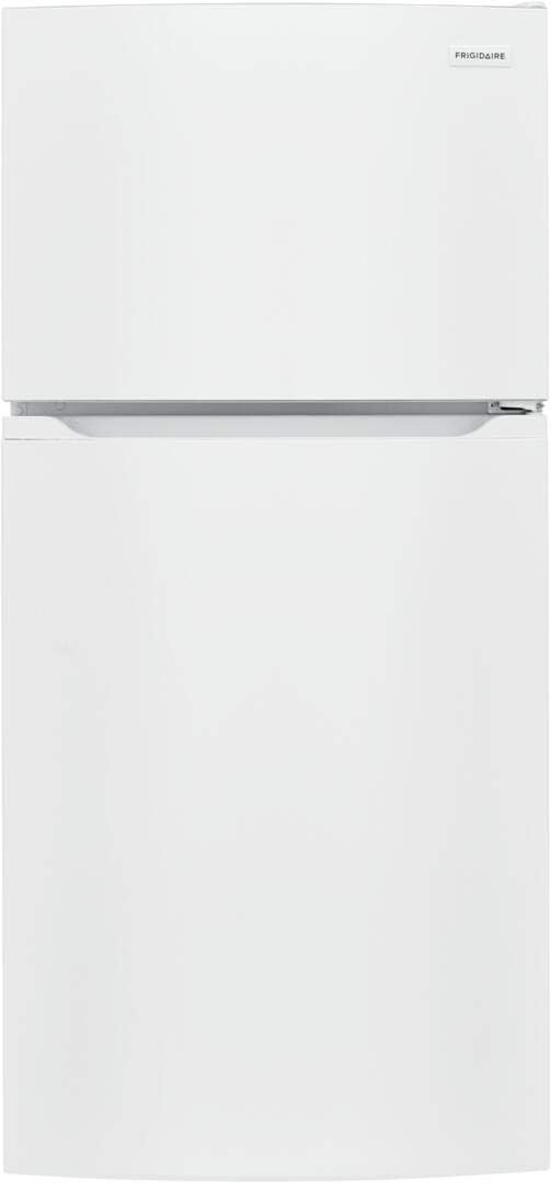Top Freezer Refrigerator with EvenTemp Cooling System in White
