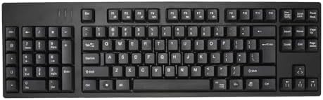 Goshyda Keyboard with Ergonomic Layout for Office Use