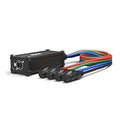 LyxPro XLR Audio Snake 4 Channel Multi Network Breakout - Fast Setup