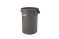32 Gallon Trash Can with Vented Channels - Durable Utility Bin