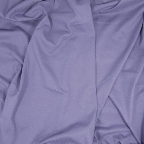 Organic Cotton Jersey Fabric - 9.5 Ounce Lavender - 5 Yards