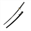 JIHPEN Black Katana - Full Tang Samurai Sword, 41in Sharp Blade