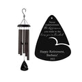 Personalized Retirement Wind Chime (Black) - Thoughtful Keepsake