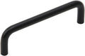 Solid Wire Cabinet Pulls 3-15/16 in Centers Matte Black