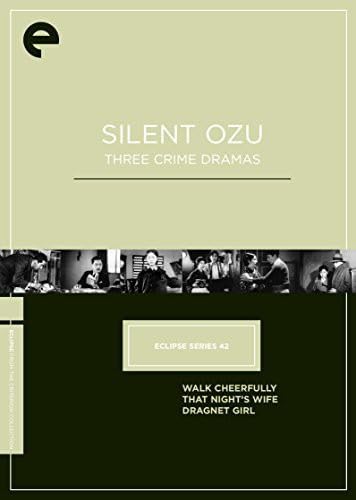 Eclipse series 42: Silent Ozu - Three Crime Dramas Collection