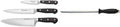 WUSTHOF Classic 3-Piece Chef's Knife Set & 10in Sharpening Steel