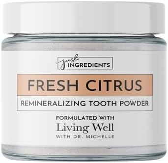 Remineralizing Tooth Powder for Strong Teeth and Fresh Breath