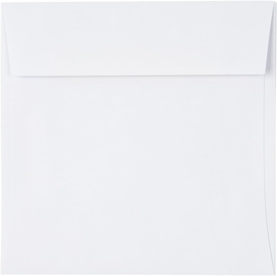 JAM PAPER 4.5 x 4.5 Square Invitation Envelopes - Bulk Pack