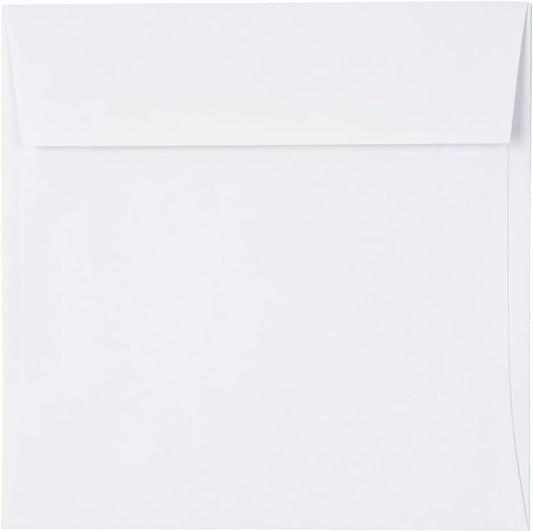 JAM PAPER 4.5 x 4.5 Square Invitation Envelopes - Bulk Pack