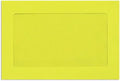 LUXPaper 6 x 9 Full Face Window Envelopes Citrus Yellow - 500 Pack