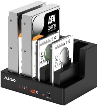MAIWO 4-Bay Dock: 96TB Expansion, Offline Cloning