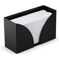 Countertop Paper Towel Holder Dispenser - Clear Black Acrylic Stand