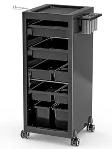 Paddie Salon Rolling Cart for Hair Stylist with 4 Drawers