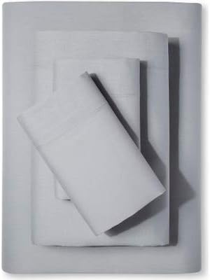 Full XL 100% Cotton Jersey Knit Sheet Set for Extra Long Beds