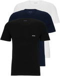 BOSS Men's Logo Embroidered Cotton Tee 3 Pack - Comfortable Everyday