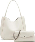 Women's Spacious Hobo Purse - Trendy Faux Leather Shoulder Bag
