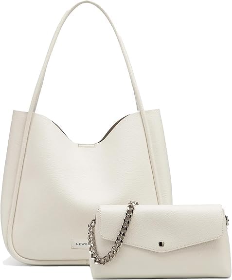 Women's Hobo Purse - Spacious Faux Leather Shoulder Bag