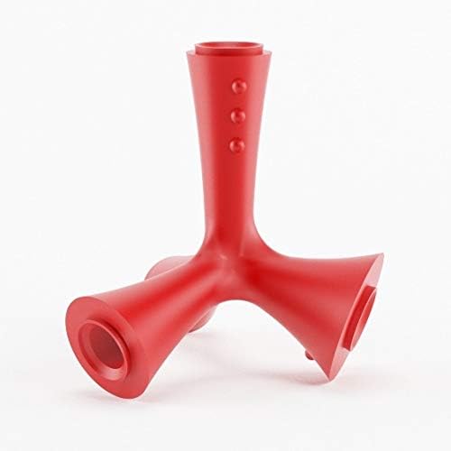 Colorful Rubber Golf Tee Kit, Adjustable Heights, Pack of 2