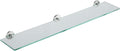 JQK Bathroom Glass Shelf 30 by 5 in - Tempered Glass Shower Storage