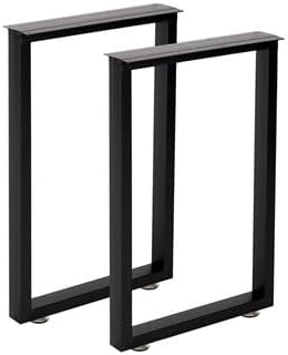 TIEOU Black Metal Table Legs for DIY Modern Industrial Furniture