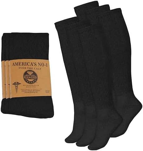Premium Diabetic Over The Calf Socks for Comfort and Support