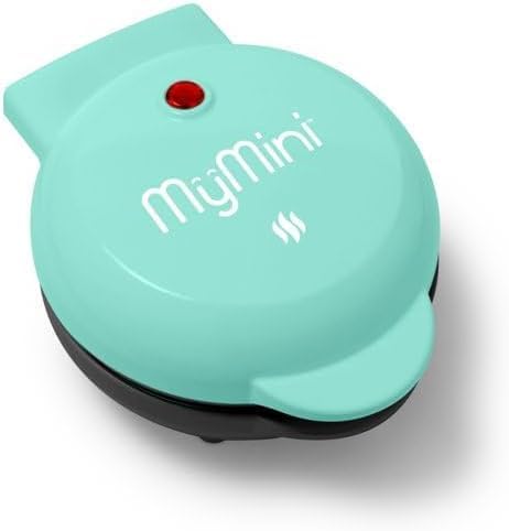 MyMini Teal Waffle Maker: Easy On-the-Go Meals