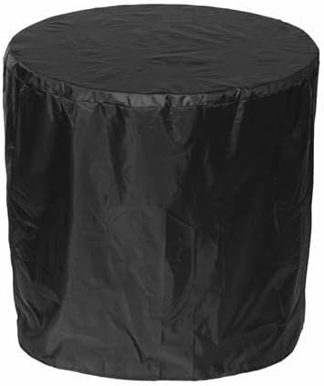 Universal Black AC Unit Cover | Outdoor Winter Protection