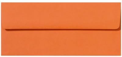LUXPaper #10 Business Envelopes for Professional Use in Orange