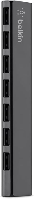Belkin 7-Port Ultra-Slim Desktop USB Hub - Compact 7-Port Hub