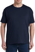 DXL Big + Tall Essentials 2-pk Tees - Roomy, Tagless Comfort