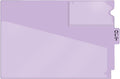 Center Tab Vinyl Outguides Letter Size Lavender - Organized Filing