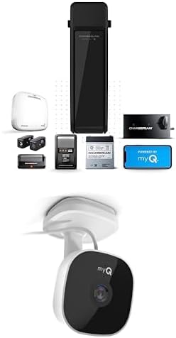 Ultra-Quiet Wall Mounted Garage Door Opener with Smart Camera
