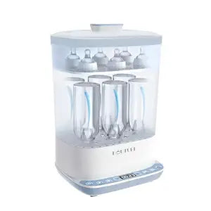 HAUTURE Baby Bottle Sterilizer and Dryer, 6-in-1 Electric Steam