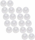 10 Pairs Silicone Medium Replacement Earbud Ear Tips (Clear) - Spare