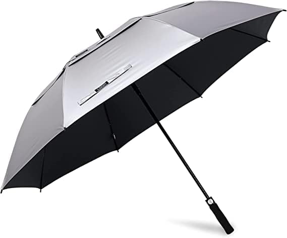 G4Free 47 Inch UV Protection Golf Umbrella for Sun and Rain